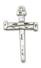 Load image into Gallery viewer, Nail Cross Custom Pendant - Sterling Silver