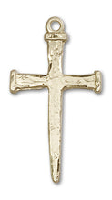 Load image into Gallery viewer, Nail Cross Custom Pendant - Yellow Gold