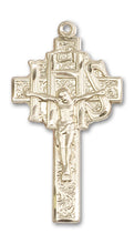 Load image into Gallery viewer, Crucifix-Ihs Custom Pendant - Yellow Gold