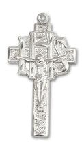 Load image into Gallery viewer, Crucifix-Ihs Custom Pendant - Sterling Silver