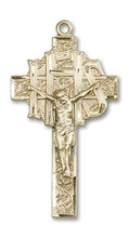 Load image into Gallery viewer, Crucifix Custom Pendant - Yellow Gold