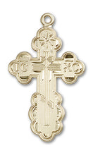 Load image into Gallery viewer, St. Olga Cross Custom Pendant - Yellow Gold