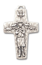 Load image into Gallery viewer, Papal Crucifix Custom Pendant - Sterling Silver