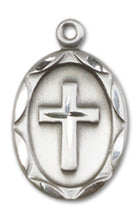 Load image into Gallery viewer, Cross Custom Pendant - Sterling Silver
