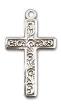 Load image into Gallery viewer, Cross Custom Pendant - Sterling Silver