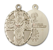 Load image into Gallery viewer, 5-Way Cross / Holy Spirit Custom Pendant - Yellow Gold