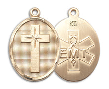 Load image into Gallery viewer, Cross / Emt Custom Pendant - Yellow Gold