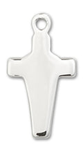 Load image into Gallery viewer, Cross Custom Pendant - Sterling Silver