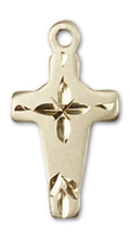 Load image into Gallery viewer, Cross Custom Pendant - Yellow Gold