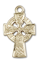 Load image into Gallery viewer, Celtic Cross Custom Pendant - Yellow Gold