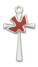 Load image into Gallery viewer, Cross / Holy Spirit Custom Pendant - Sterling Silver
