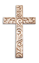 Load image into Gallery viewer, Knurled Cross Custom Pendant - Yellow Gold