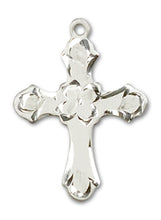 Load image into Gallery viewer, Cross Custom Pendant - Sterling Silver