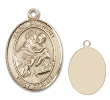 Load image into Gallery viewer, St. Anthony Custom Medal - Yellow Gold