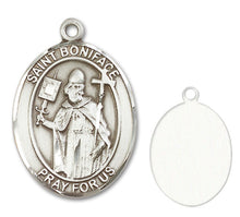 Load image into Gallery viewer, St. Boniface Custom Medal - Sterling Silver