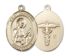 Load image into Gallery viewer, St. Camillus of Lellis / Nurse Custom Medal - Yellow Gold