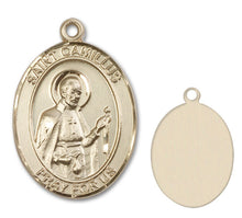 Load image into Gallery viewer, St. Camillus of Lellis Custom Medal - Yellow Gold