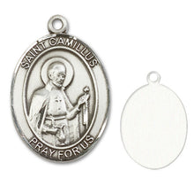 Load image into Gallery viewer, St. Camillus of Lellis Custom Medal - Sterling Silver
