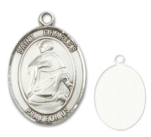Load image into Gallery viewer, St. Charles Borromeo Custom Medal - Sterling Silver