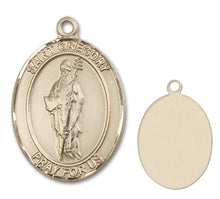 Load image into Gallery viewer, St. Gregory the Great Custom Medal - Yellow Gold