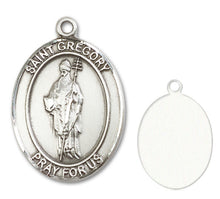 Load image into Gallery viewer, St. Gregory the Great Custom Medal - Sterling Silver