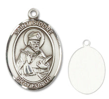 Load image into Gallery viewer, St. Isidore of Seville Custom Medal - Sterling Silver