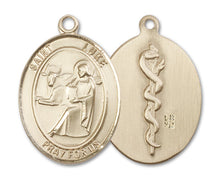 Load image into Gallery viewer, St. Luke the Apostle / Doctor Custom Medal - Yellow Gold