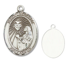 Load image into Gallery viewer, St. Margaret Mary Alacoque Custom Medal - Sterling Silver