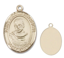 Load image into Gallery viewer, St. Maximilian Kolbe Custom Medal - Yellow Gold