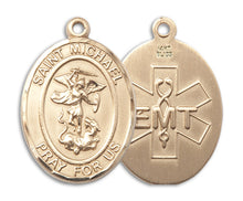 Load image into Gallery viewer, St. Michael the Archangel / EMT Custom Medal - Yellow Gold