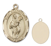 Load image into Gallery viewer, St. Scholastica Custom Medal - Yellow Gold