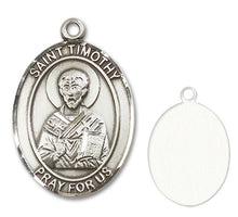 Load image into Gallery viewer, St. Timothy Custom Medal - Sterling Silver