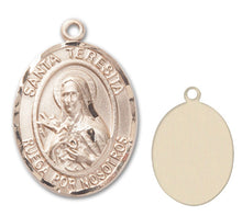 Load image into Gallery viewer, St. Theresa Custom Medal - Yellow Gold