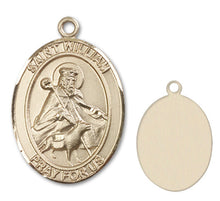 Load image into Gallery viewer, St. William of Rochester Custom Medal - Yellow Gold