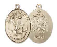 Load image into Gallery viewer, Guardian Angel / Nat'l Guard Custom Medal - Yellow Gold