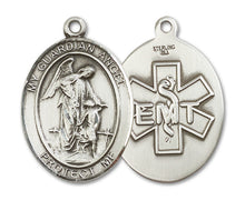 Load image into Gallery viewer, Guardian Angel / EMT Custom Medal - Sterling Silver