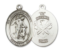 Load image into Gallery viewer, Guardian Angel / Nat'l Guard Custom Medal - Sterling Silver