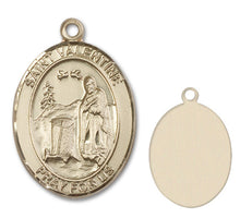 Load image into Gallery viewer, St. Valentine of Rome Custom Medal - Yellow Gold