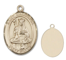 Load image into Gallery viewer, St. Walburga Custom Medal - Yellow Gold