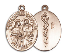 Load image into Gallery viewer, Ss. Cosmas & Damian / Doctors Custom Medal - Yellow Gold