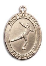 Load image into Gallery viewer, St. Sebastian / Figure Skating Custom Medal - Yellow Gold