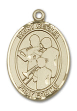 Load image into Gallery viewer, St. Cecilia / Marching Band Custom Medal - Yellow Gold