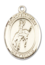 Load image into Gallery viewer, St. Sebastian / Rodeo Custom Medal - Yellow Gold