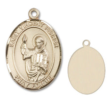 Load image into Gallery viewer, St. Vincent Ferrer Custom Medal - Yellow Gold