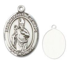 Load image into Gallery viewer, St. Augustine of Hippo Custom Medal - Sterling Silver