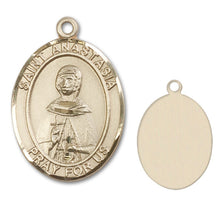 Load image into Gallery viewer, St. Anastasia Custom Medal - Yellow Gold