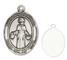 Load image into Gallery viewer, St. Nino de Atocha Custom Medal - Sterling Silver