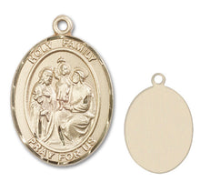 Load image into Gallery viewer, Holy Family Custom Medal - Yellow Gold