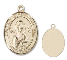 Load image into Gallery viewer, Our Lady of Perpetual Help Custom Medal - Yellow Gold