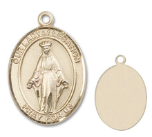 Load image into Gallery viewer, Our Lady of Lebanon Custom Medal - Yellow Gold